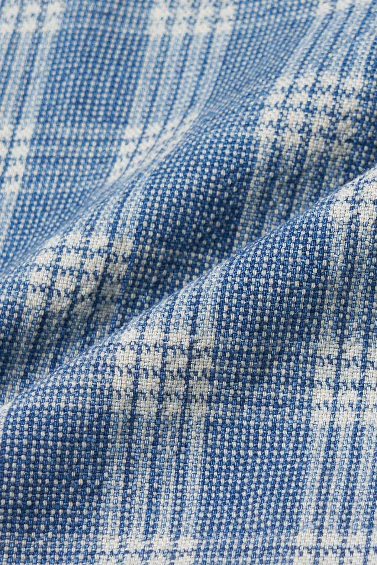 Lot. 319 Palaka Jacket - Discharged Indigo Plaid sold by Canoe Club product image thumbnail 5