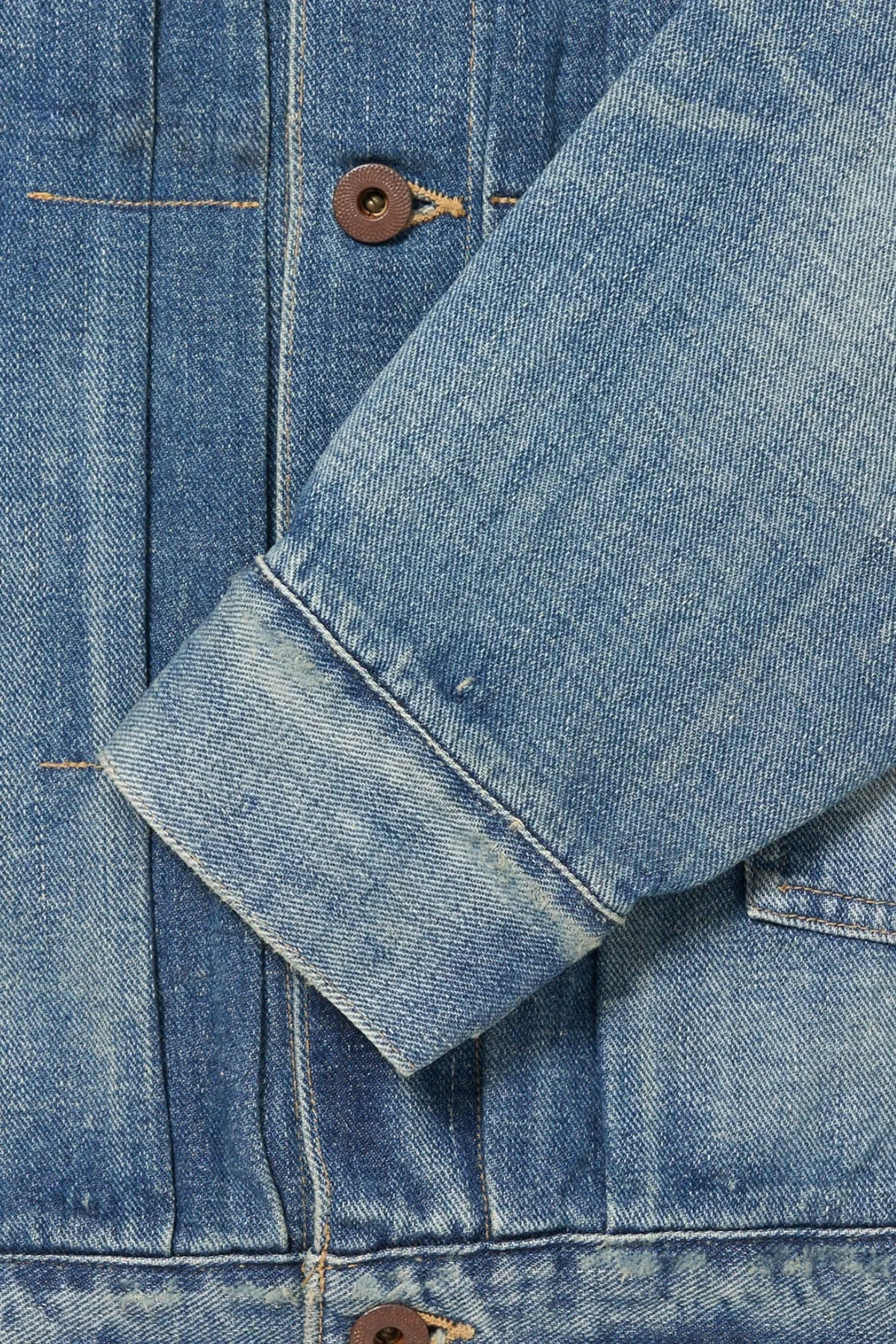 Lot. 703 Denim Jacket C. 1920's - Damaged Indigo sold by Canoe Club product image thumbnail 4