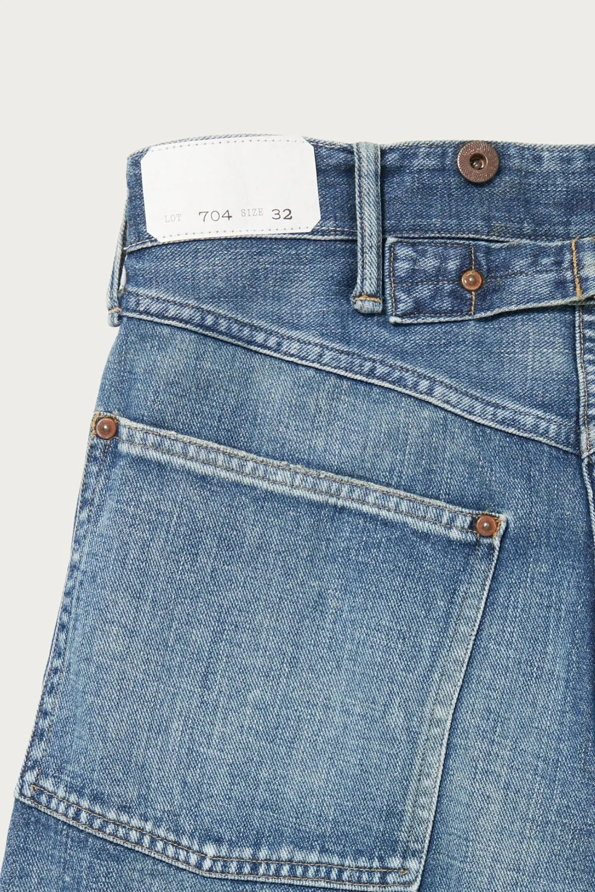 Lot. 704 Denim Trousers C. 1920's - Damaged Indigo sold by Canoe Club product image thumbnail 3