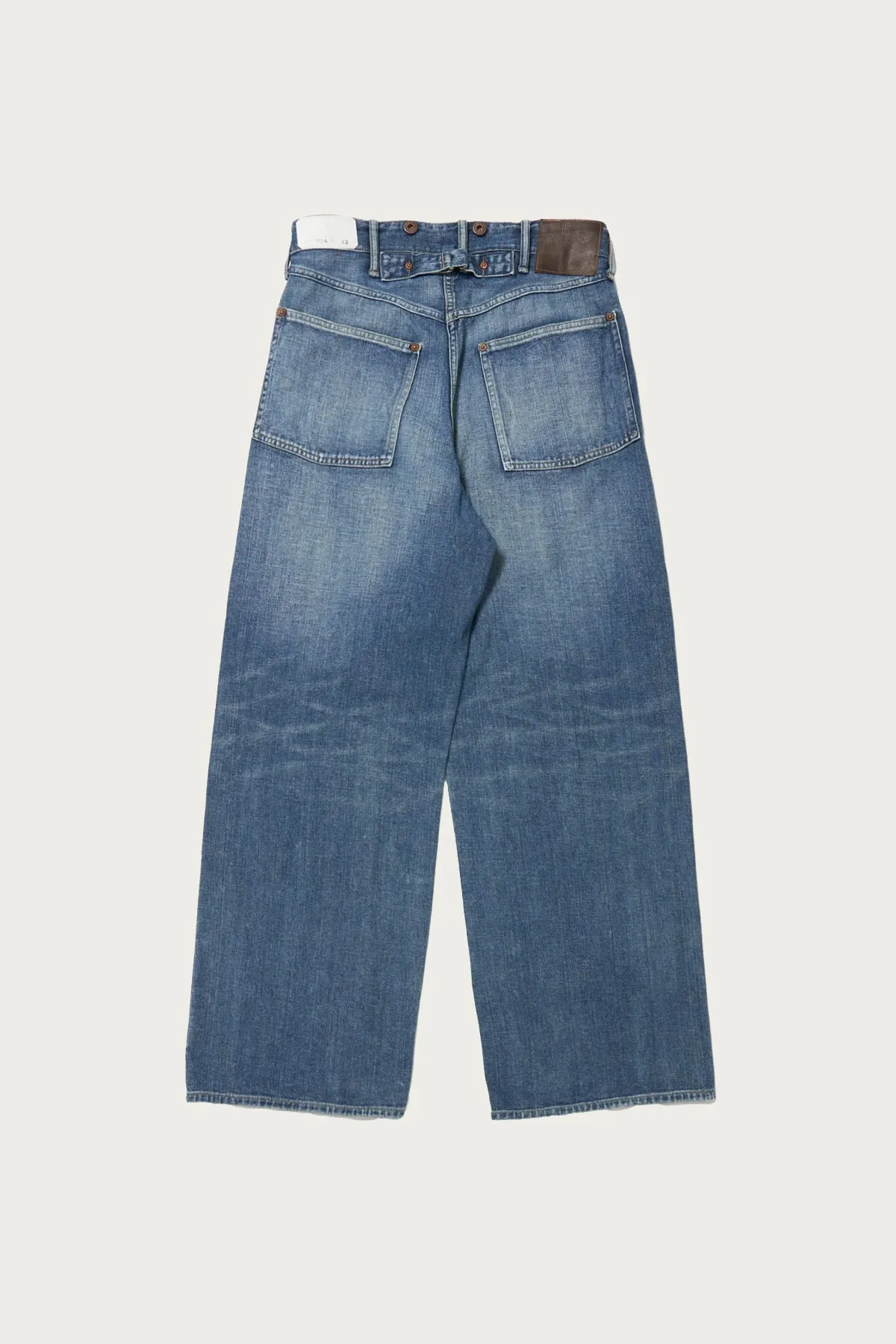 Lot. 704 Denim Trousers C. 1920's - Damaged Indigo sold by Canoe Club product image thumbnail 2