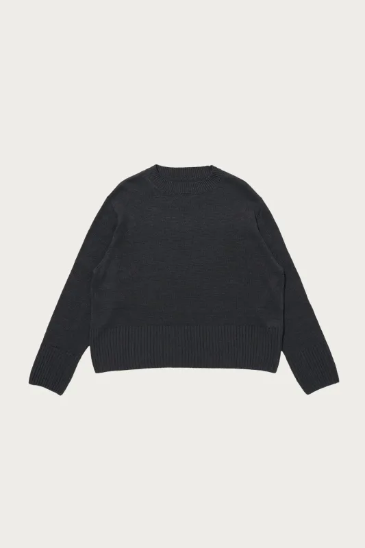 Lot. 525 Crewneck Sweater - Charcoal made by Taiga Takahashi Mens