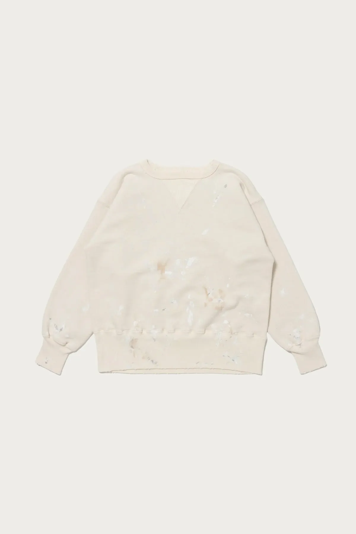 Lot. 603 Sweat Shirt - Ivory Paint sold by Canoe Club