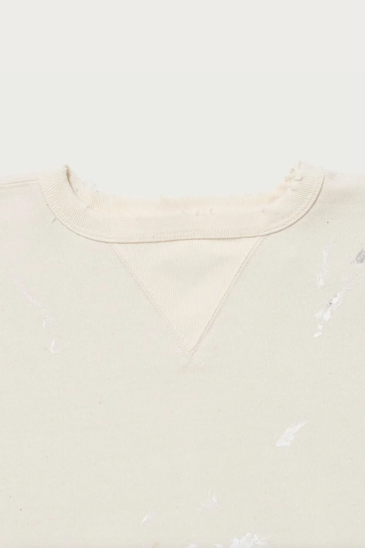 Lot. 603 Sweat Shirt - Ivory Paint sold by Canoe Club product image thumbnail 3