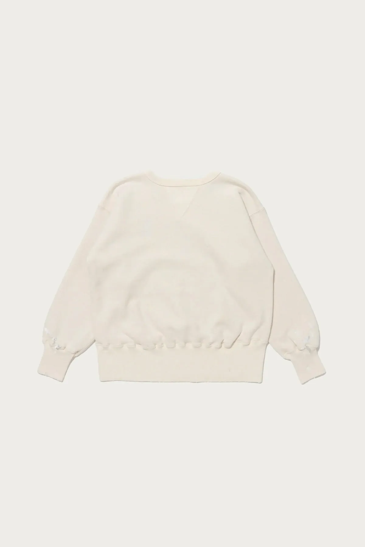 Lot. 603 Sweat Shirt - Ivory Paint sold by Canoe Club product image thumbnail 2