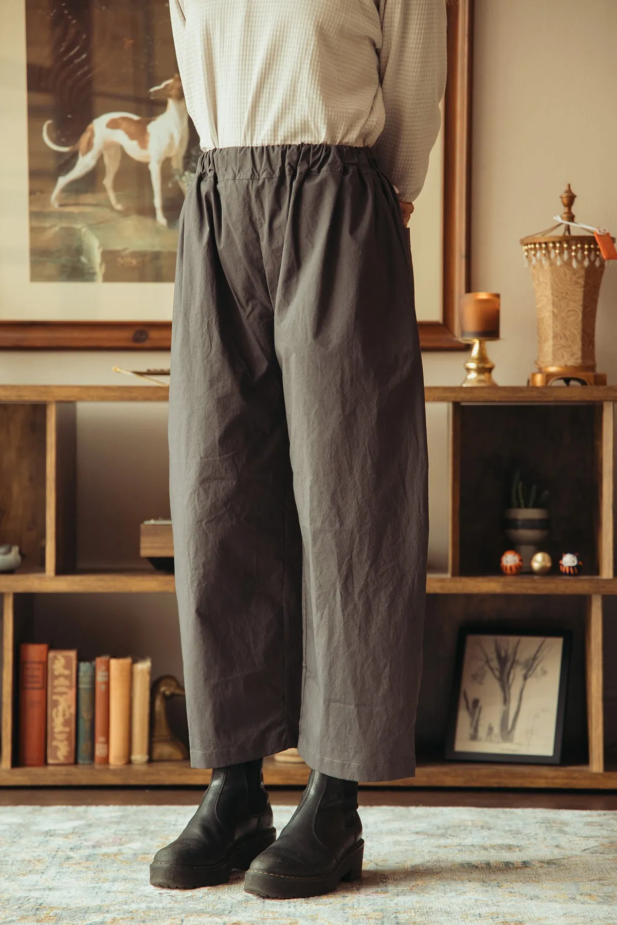 Studio Pant - Smoky Lavender Washed Cotton Typewriter Cloth sold by Canoe Club product image thumbnail 3