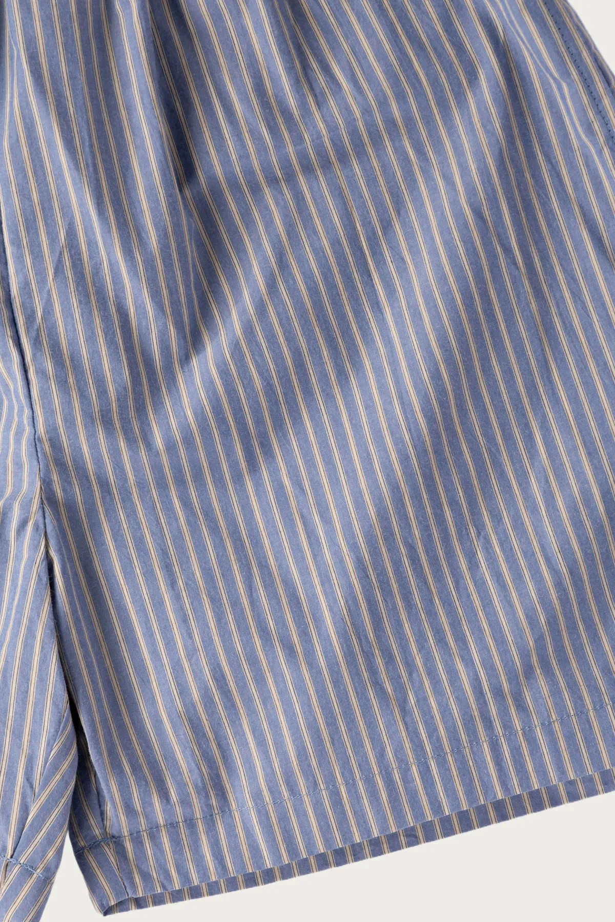 Garden Short - Blue Stripe Cotton Typewriter Cloth sold by Canoe Club product image thumbnail 4