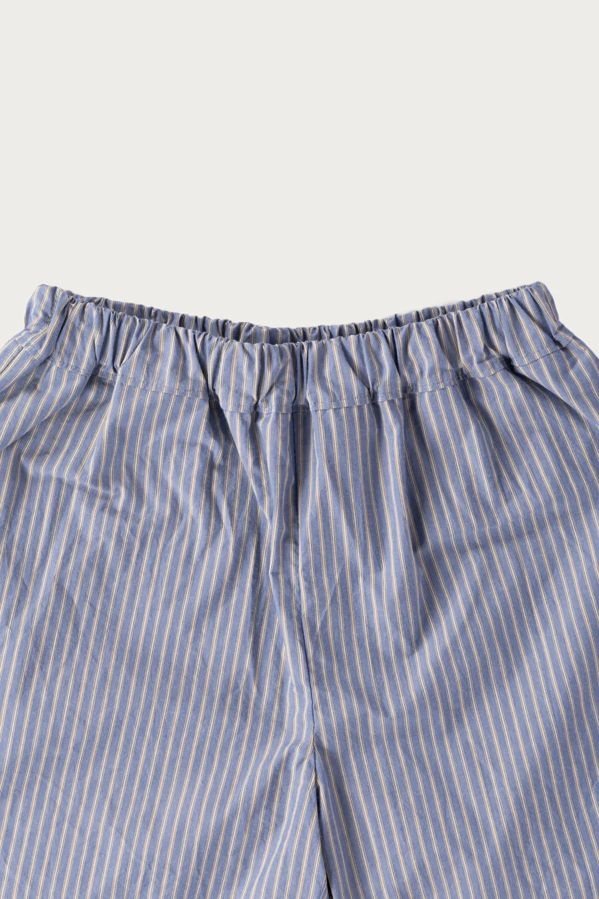Garden Short - Blue Stripe Cotton Typewriter Cloth sold by Canoe Club product image thumbnail 3