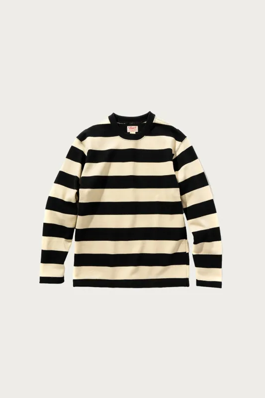 Buco Stripe Racing Jersey - White/Black made by The Real McCoy's