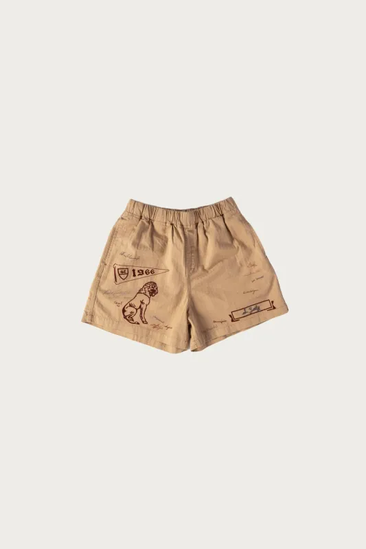 Yearbook Short - Tan made by Samuel Zelig