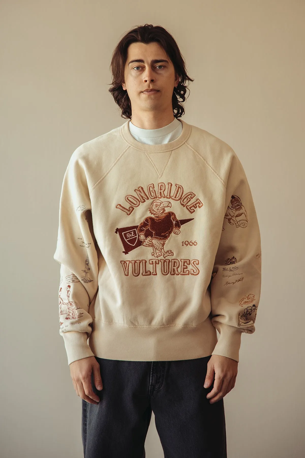 Yearbook Crewneck - Tan sold by Canoe Club product image thumbnail 4