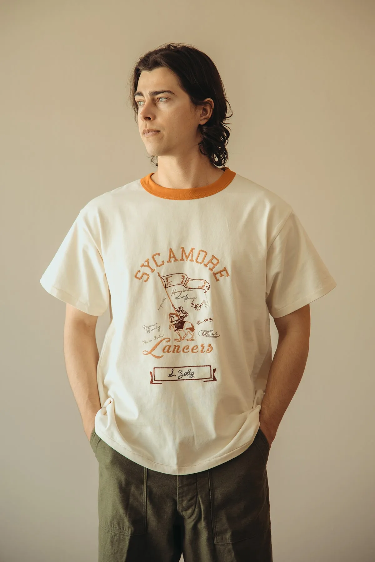 Yearbook Tee - Natural sold by Canoe Club product image thumbnail 2