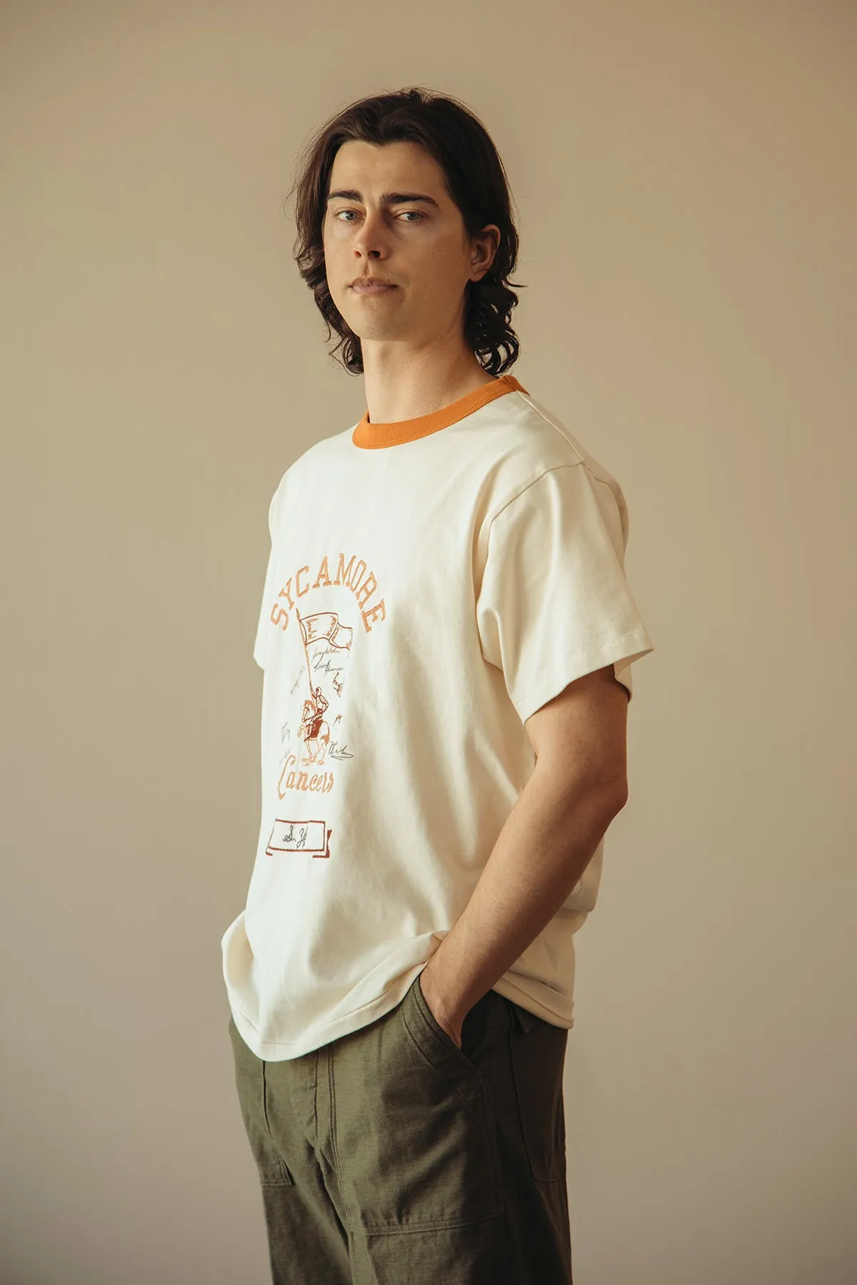 Yearbook Tee - Natural sold by Canoe Club product image thumbnail 3