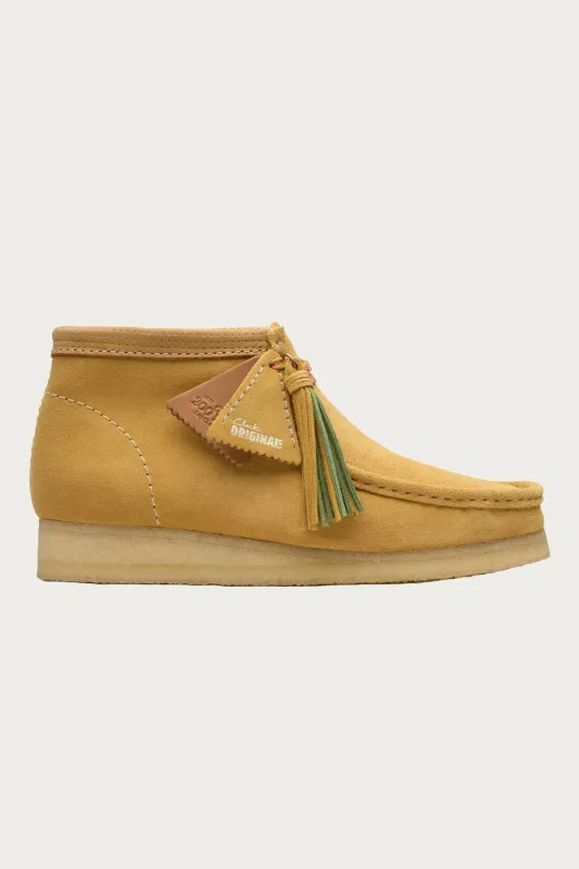 Wallabee Boot - Golden Tan Suede sold by Canoe Club