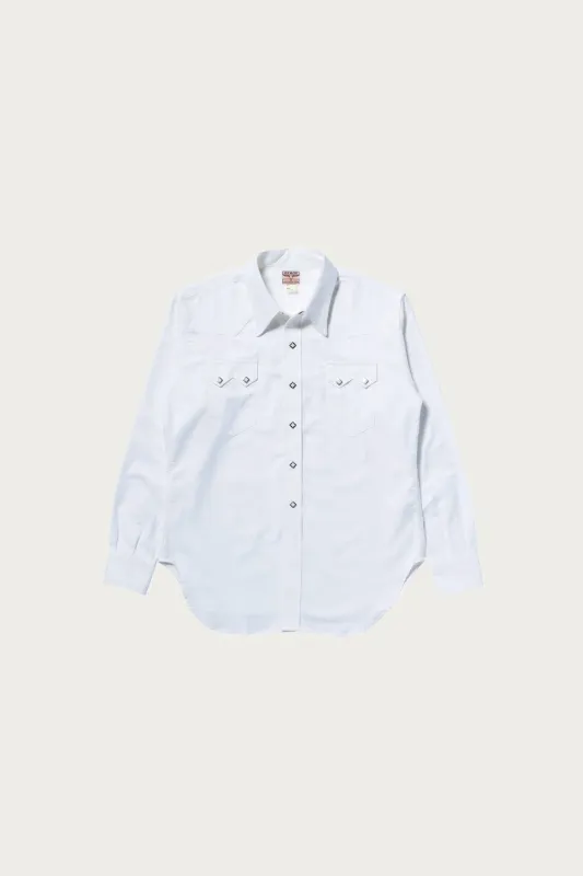 Sawtooth Western Shirt - White made by The Real McCoy's