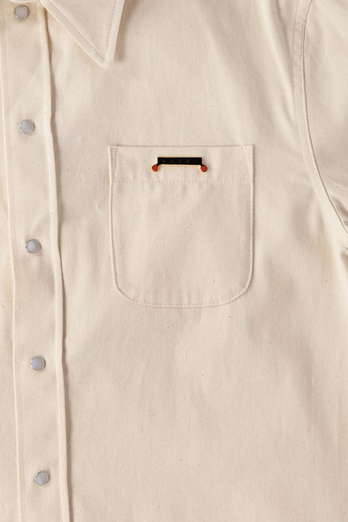 Colored Light Denim Western Shirt - Bone sold by Canoe Club product image thumbnail 5