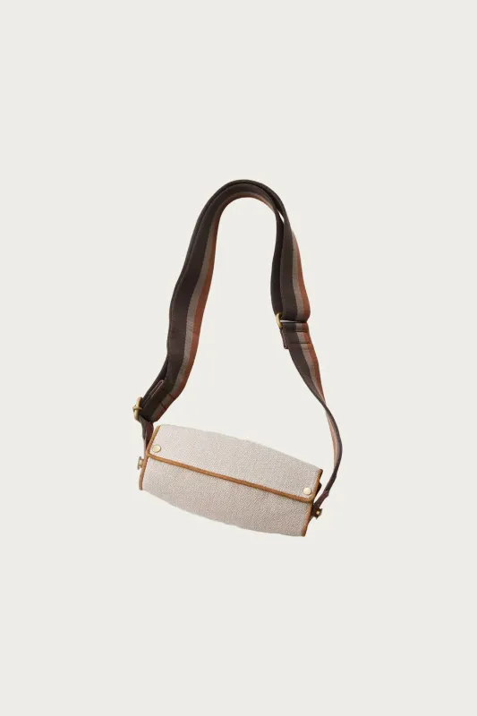 F. Balin Glass Bag Herringbone - Khaki made by Canoe Club