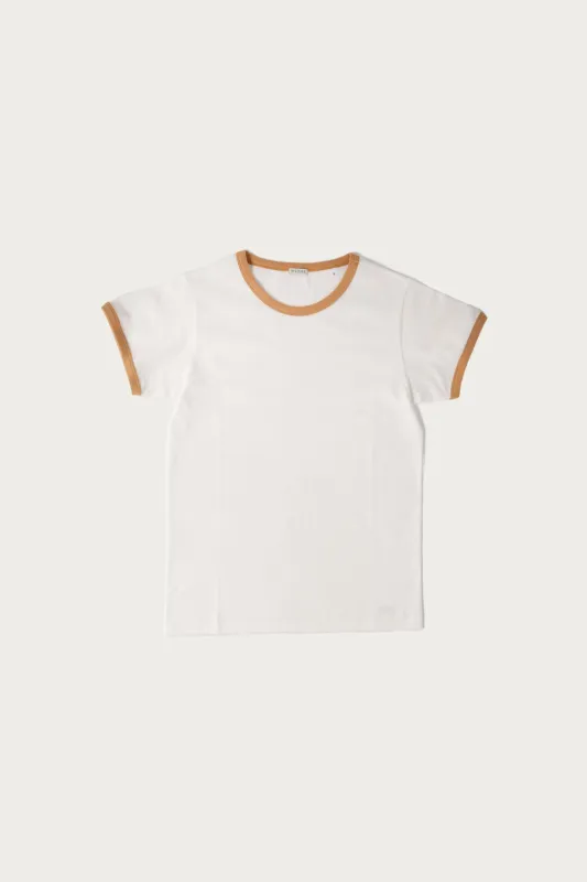 Tubular Ringer Tee - Apricot sold by Canoe Club