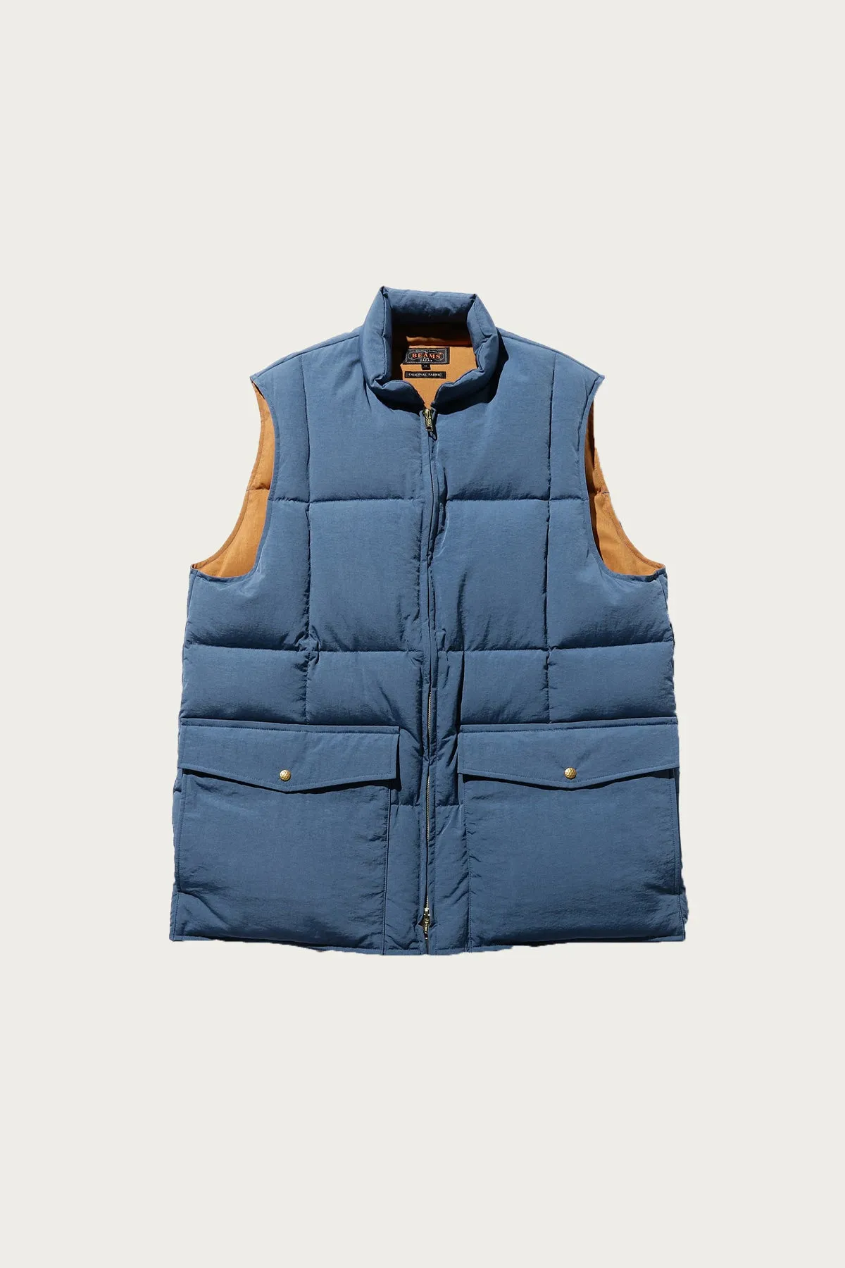 Nylon Down Vest - Blue sold by Canoe Club
