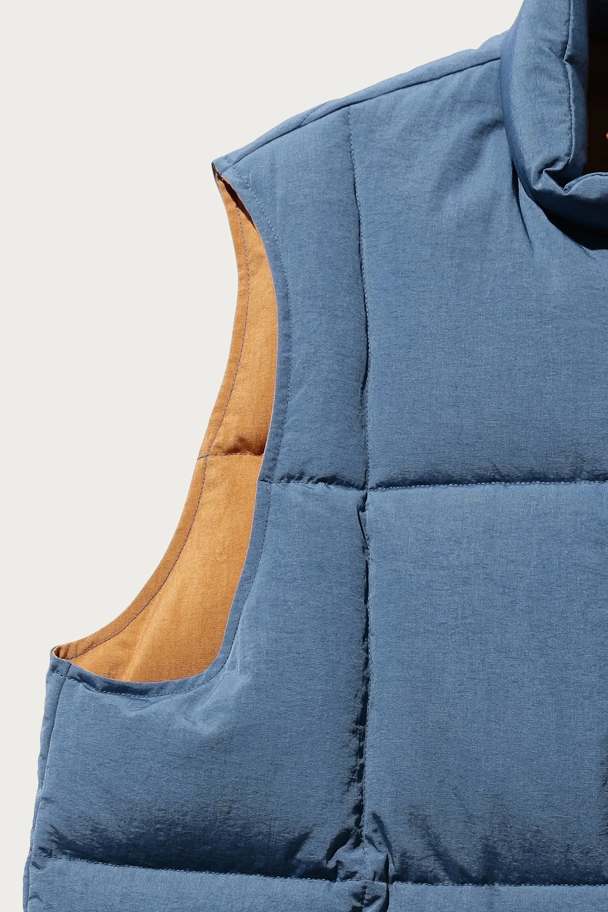 Nylon Down Vest - Blue sold by Canoe Club product image thumbnail 3