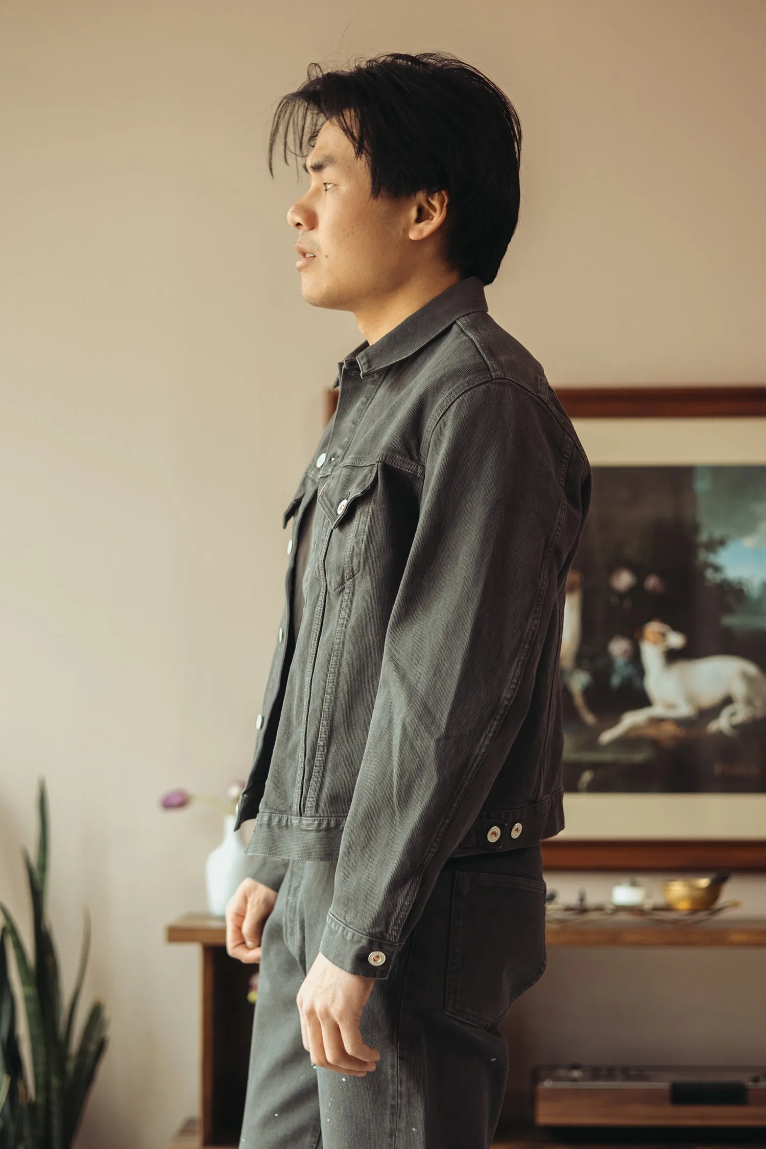 Bedford Cord Jacket - Gray sold by Canoe Club product image thumbnail 3