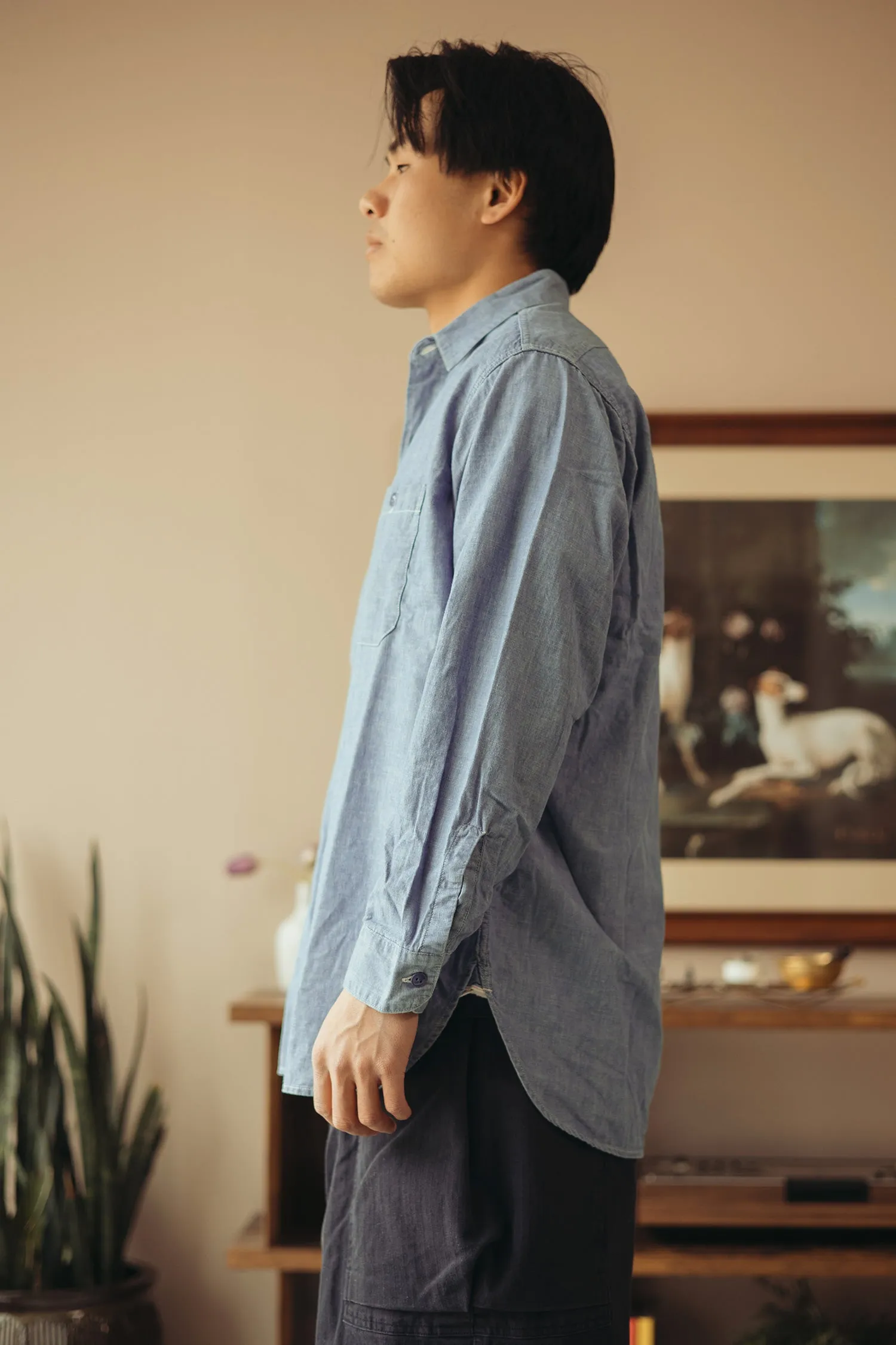 U.S.N. Chambray Shirt - Indigo sold by Canoe Club product image thumbnail 3