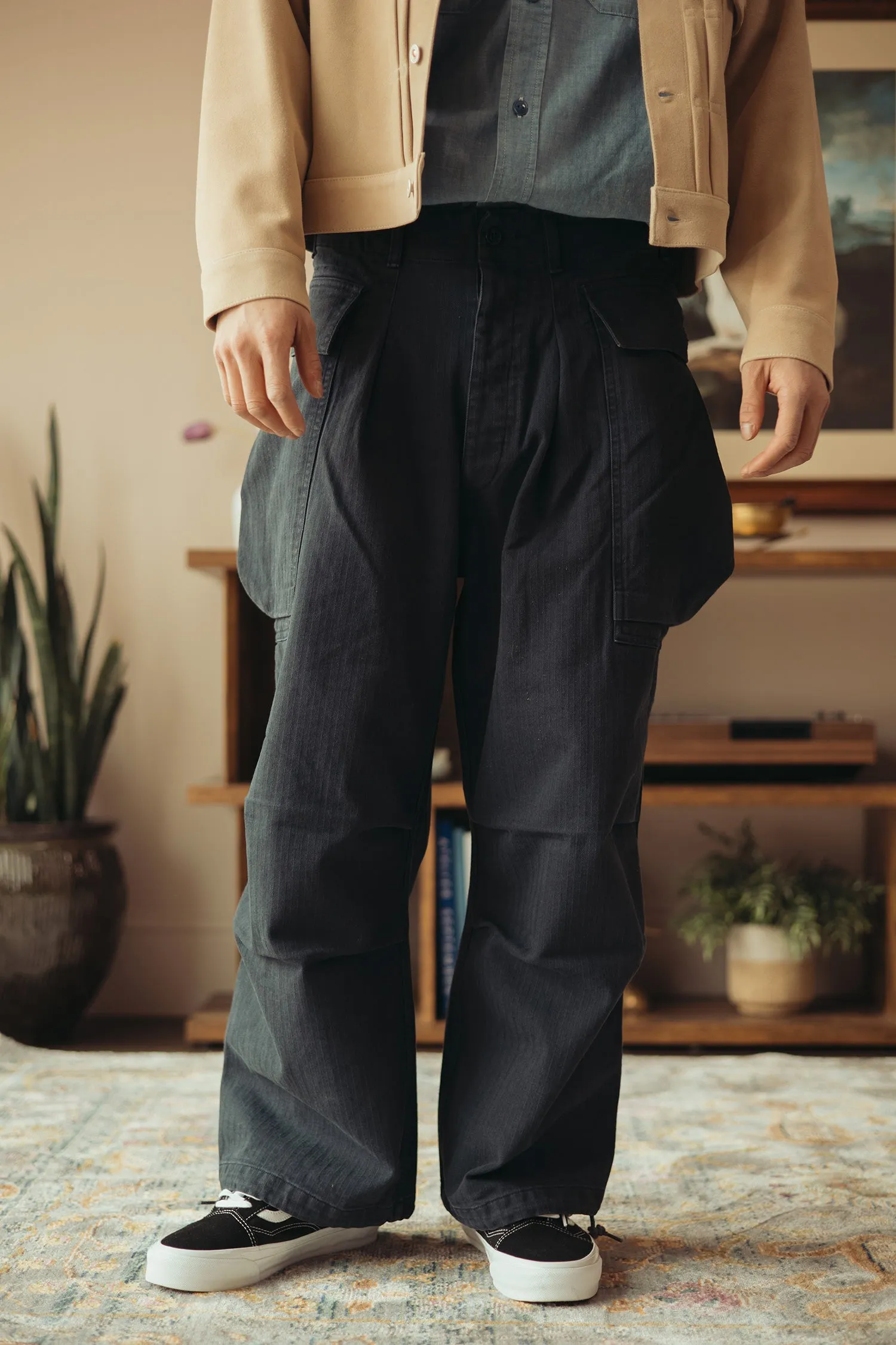 M43 HBT Pants - Navy sold by Canoe Club product image thumbnail 2