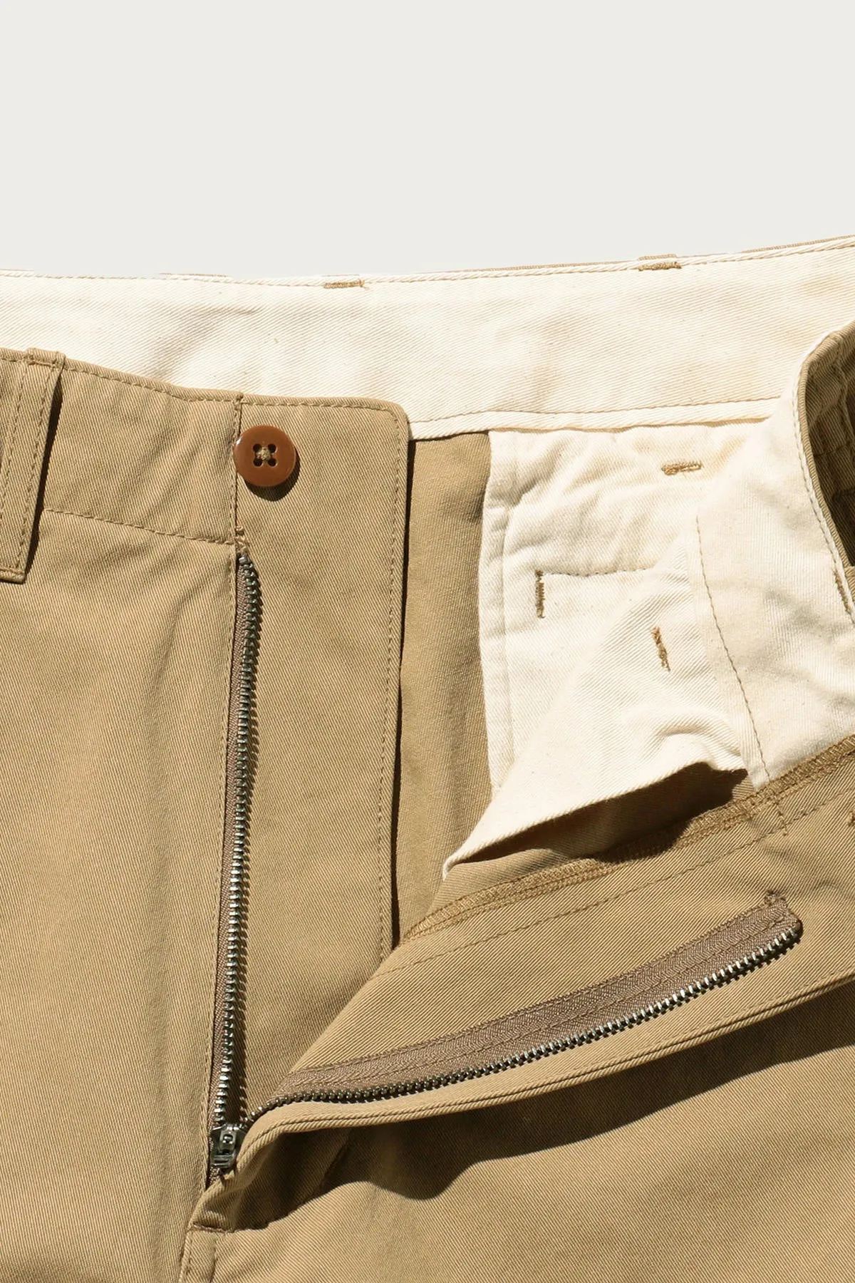 Twill MIL Trousers - Khaki sold by Canoe Club product image thumbnail 5
