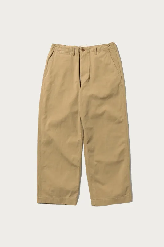 Twill MIL Trousers - Khaki sold by Canoe Club