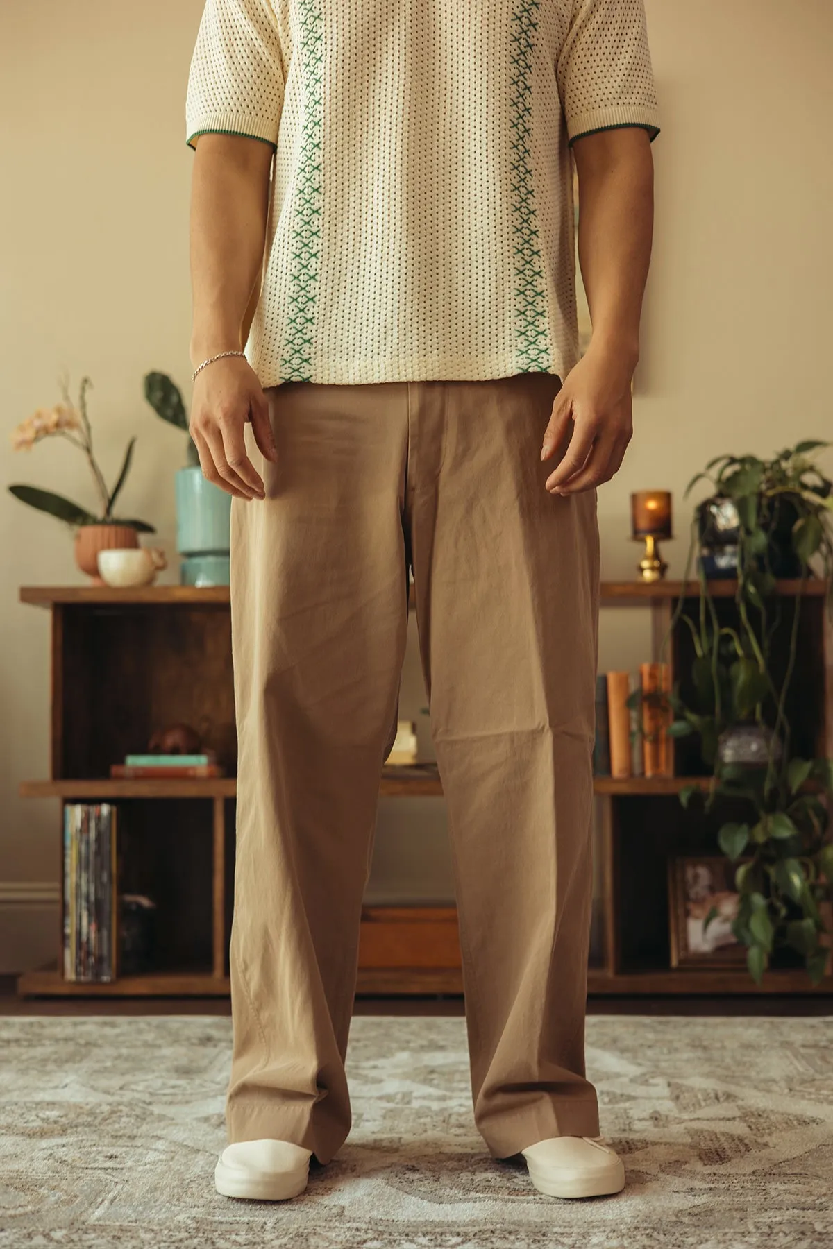 Twill MIL Trousers - Khaki sold by Canoe Club product image thumbnail 2