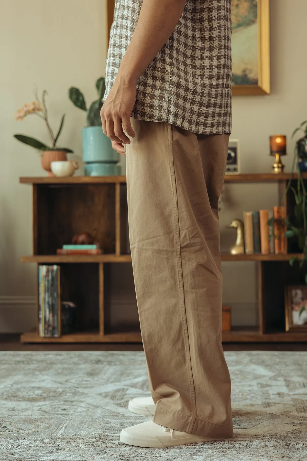Twill MIL Trousers - Khaki sold by Canoe Club product image thumbnail 3