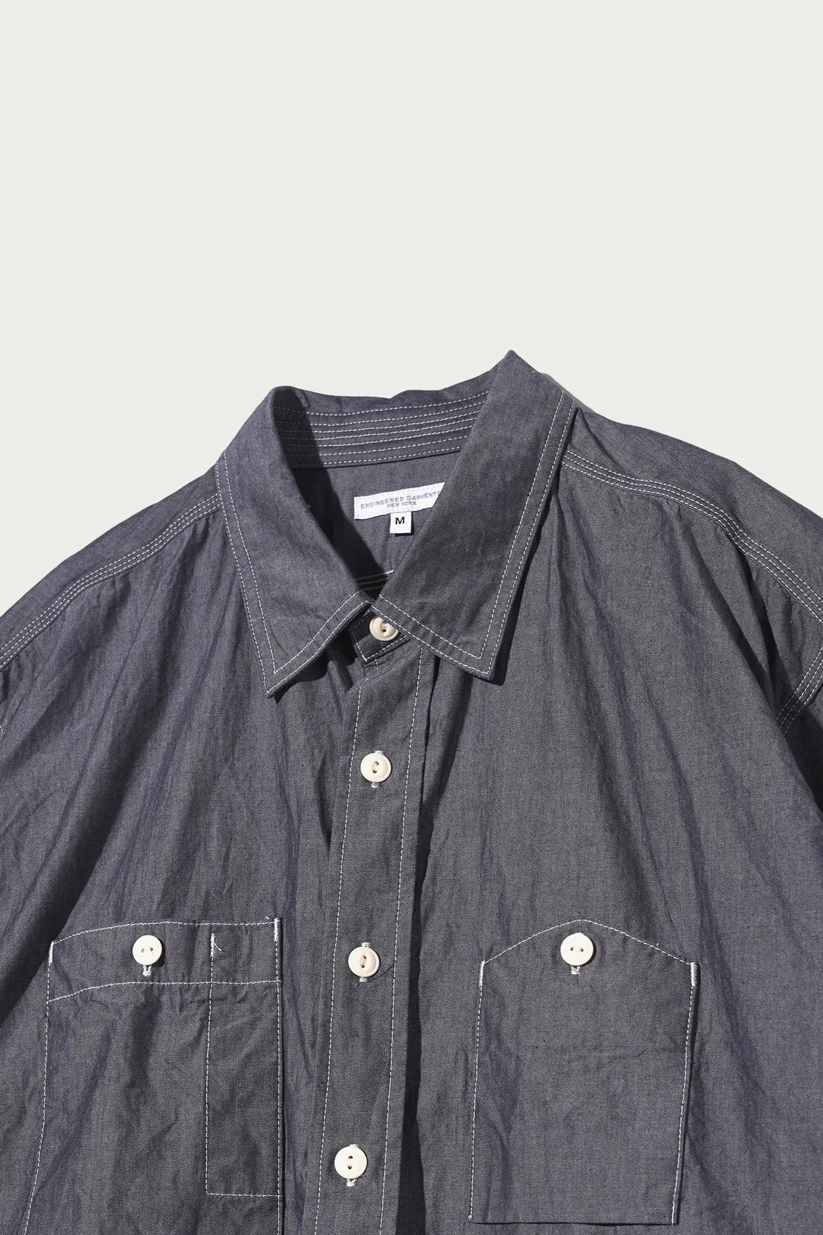 Work Shirt - Indigo Cotton Chambray sold by Canoe Club product image thumbnail 4