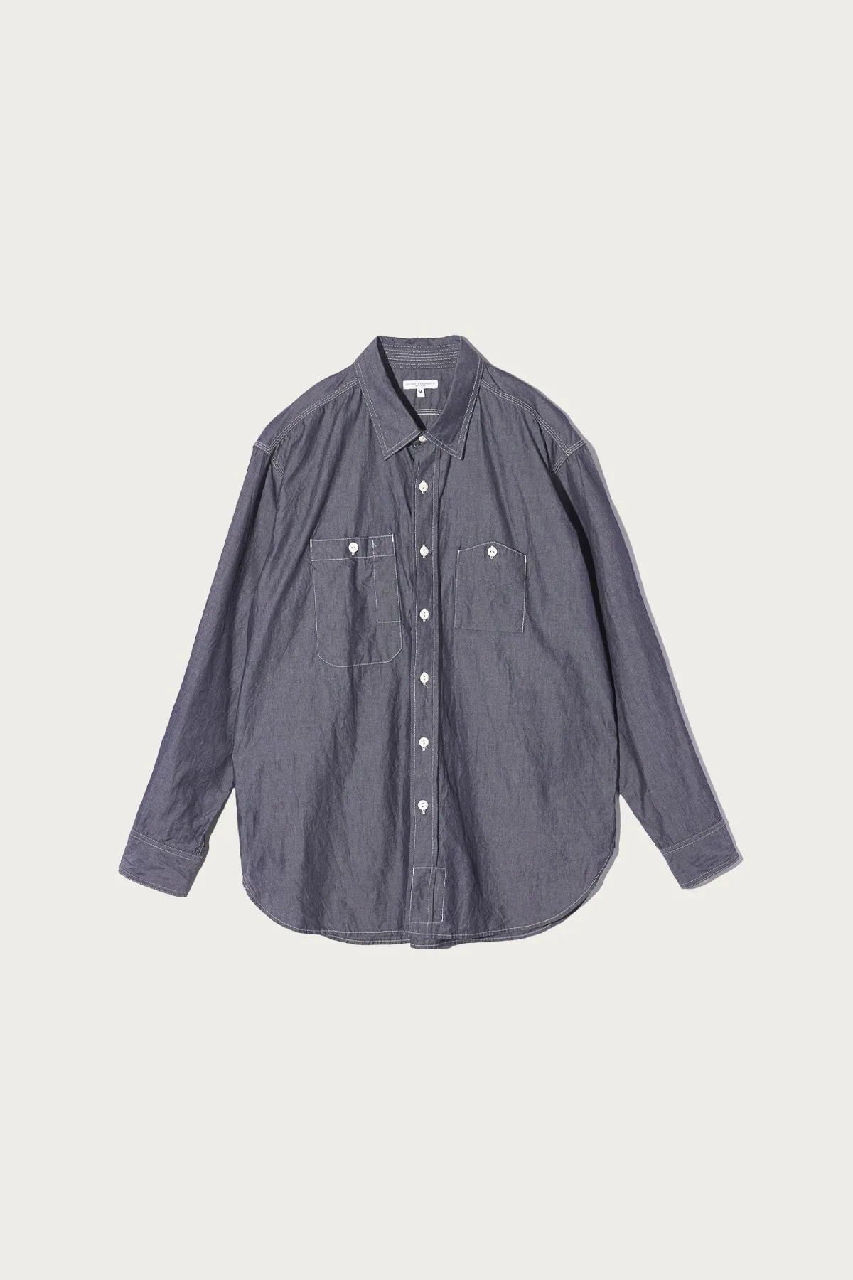 Work Shirt - Indigo Cotton Chambray sold by Canoe Club