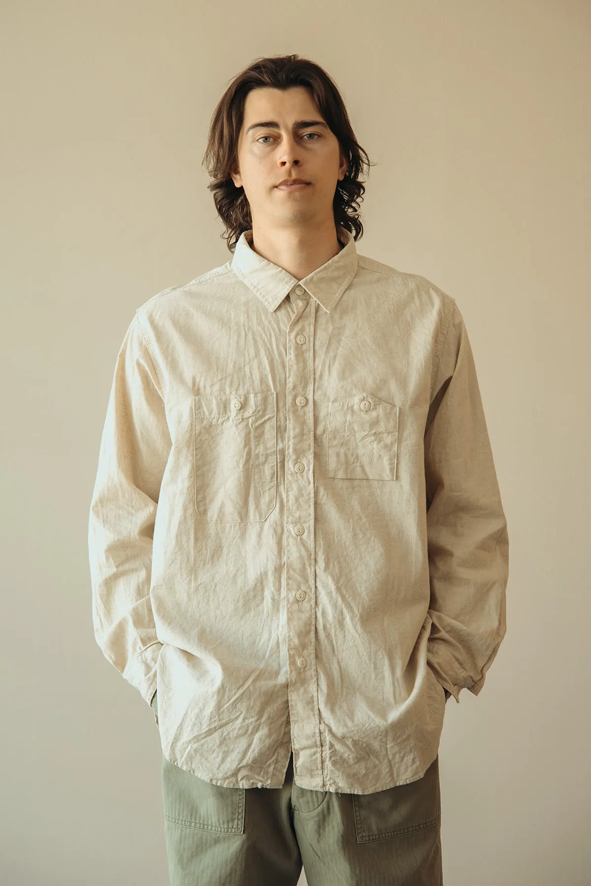 Work Shirt - Natural CL Sheeting sold by Canoe Club product image thumbnail 3