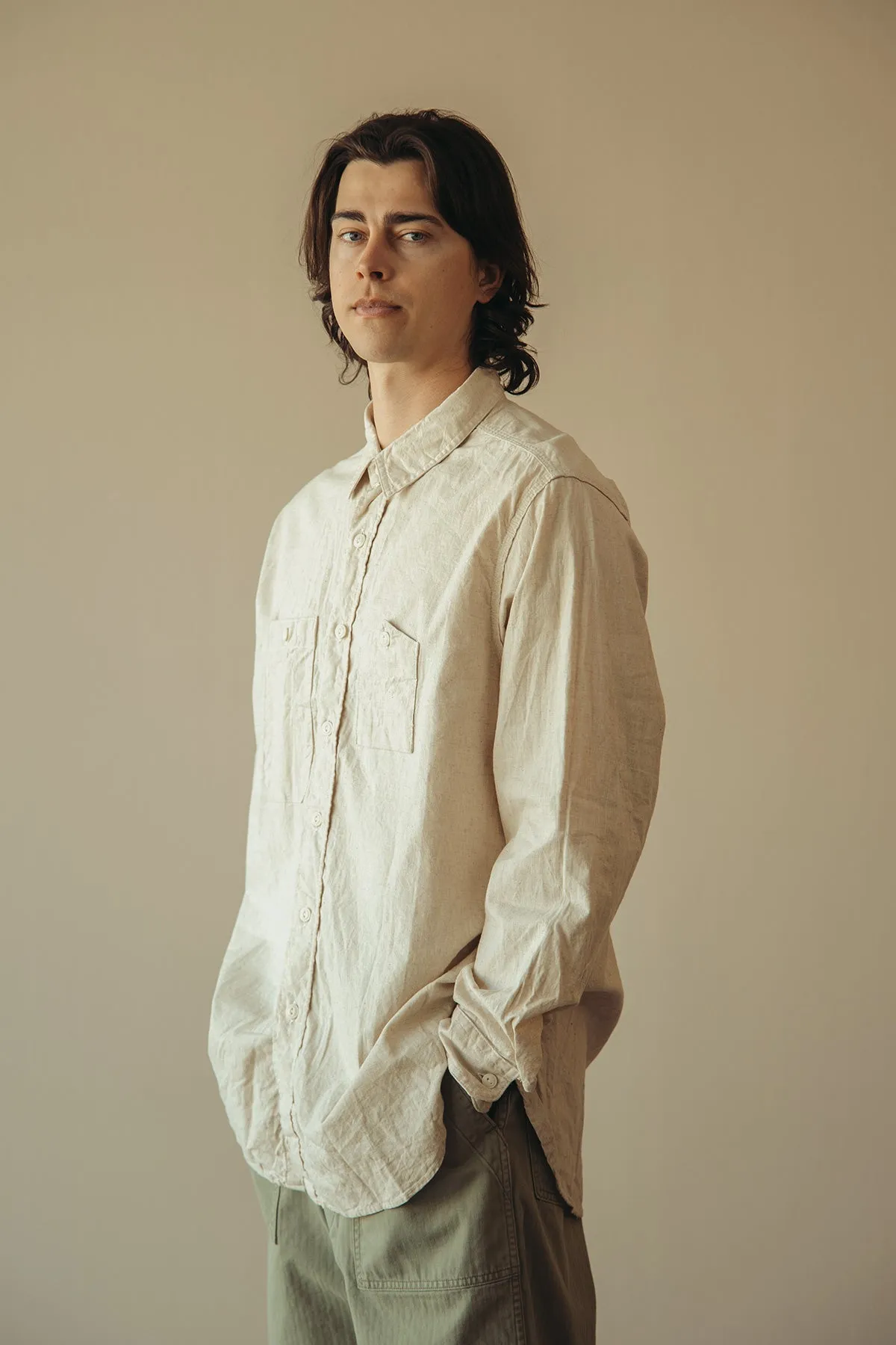 Work Shirt - Natural CL Sheeting sold by Canoe Club product image thumbnail 2