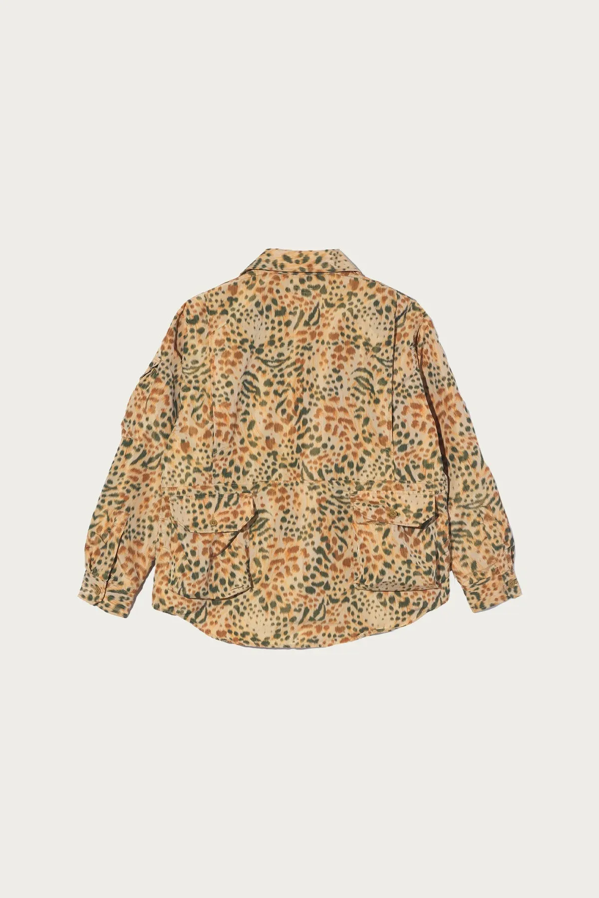 Explorer Shirt Jacket - Brown Polyester Leopard sold by Canoe Club product image thumbnail 4