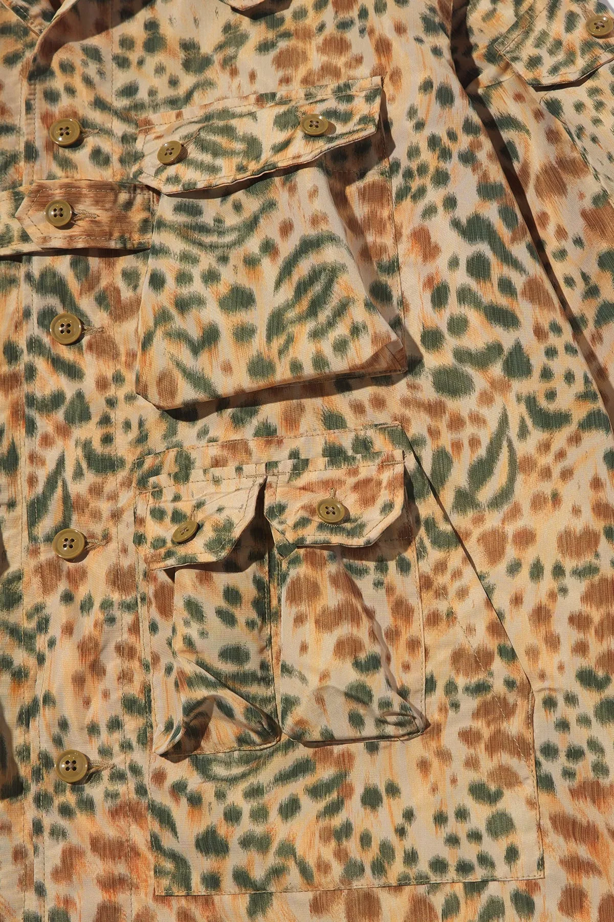Explorer Shirt Jacket - Brown Polyester Leopard sold by Canoe Club product image thumbnail 5