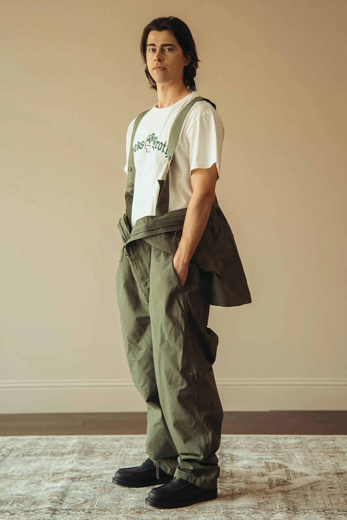Coverall Suit - Olive Cotton Ripstop sold by Canoe Club product image thumbnail 2