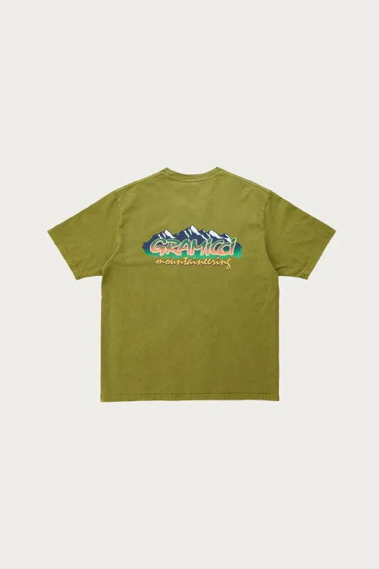 Mountaineering Tee - Pistachio Pigment sold by Canoe Club