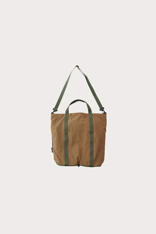 Nylon Packable Explorer Tote - Coyote made by Gramicci