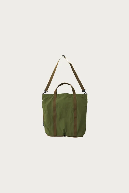 Nylon Packable Explorer Tote - Olive made by Gramicci