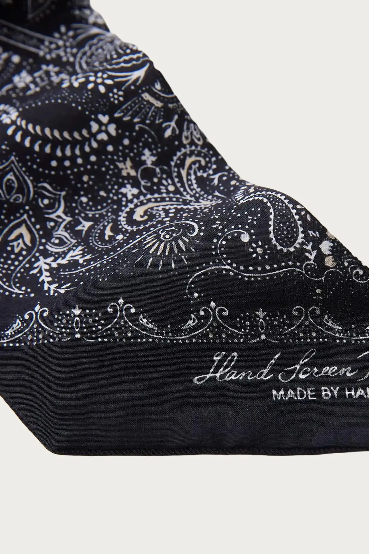 Pat Bandana Scarf Tie - Black sold by Canoe Club product image thumbnail 2