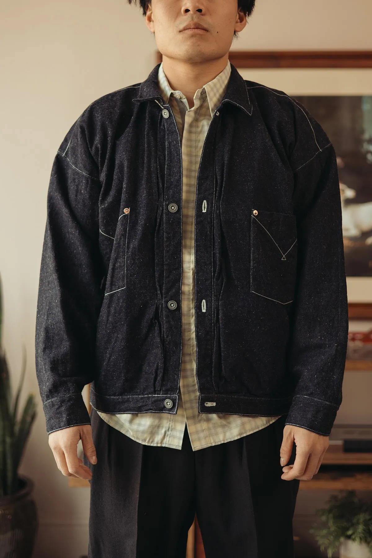 H. Iggy Jacket - Navy sold by Canoe Club product image thumbnail 2