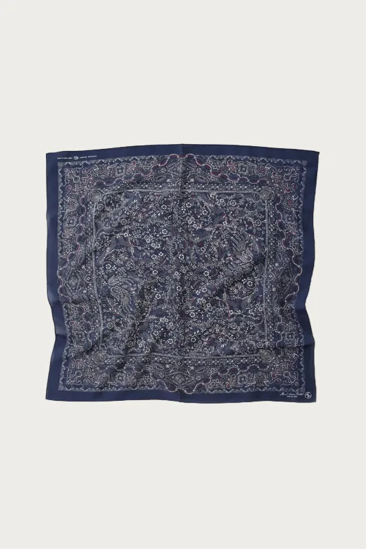 Chao Bandana Scarf - Navy made by Canoe Club