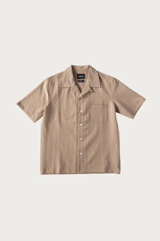 Seersucker Cocktail Shirt - Biscuit made by Howlin'