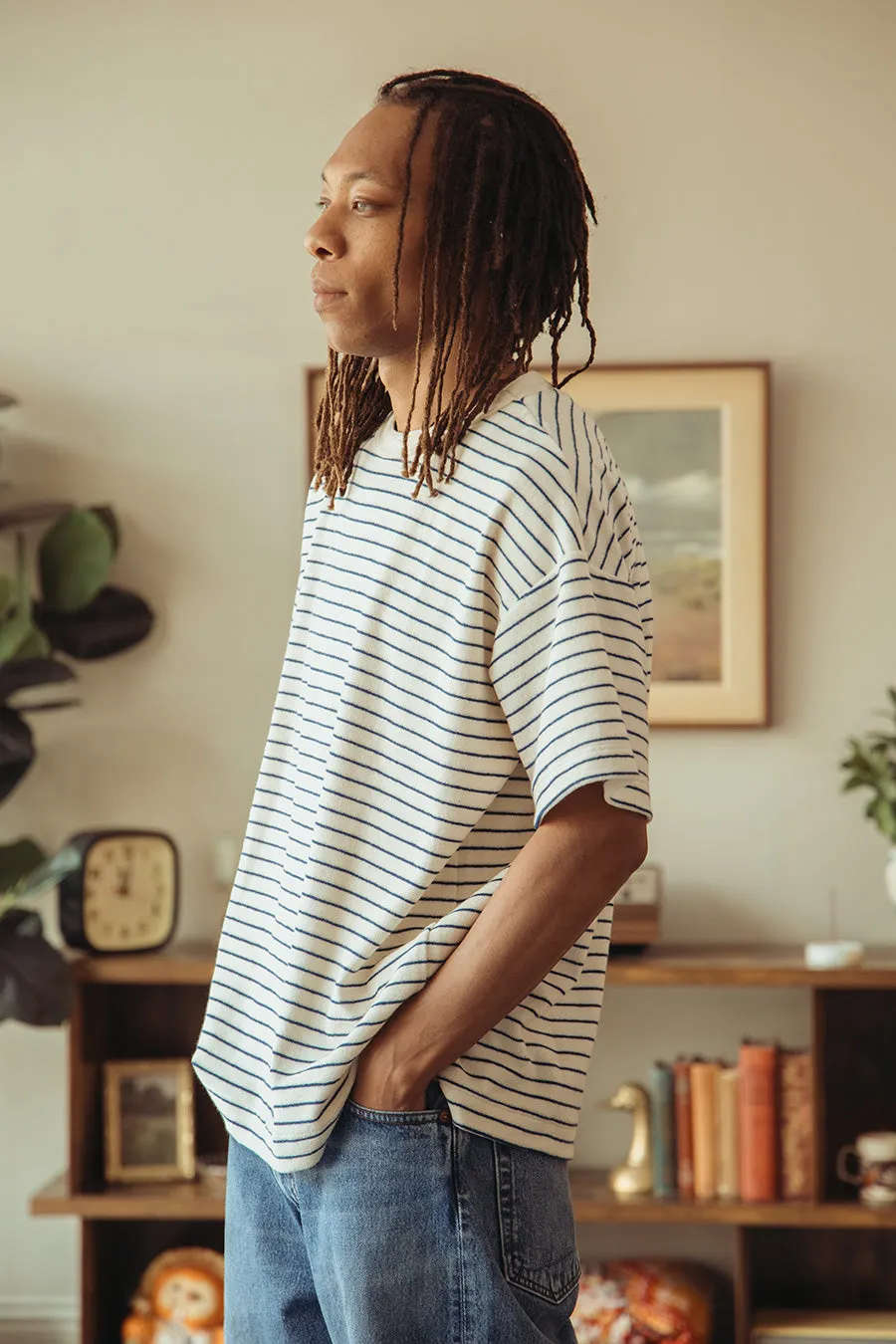 Boxy Freedom T-Shirt - Blu-ish sold by Canoe Club product image thumbnail 3