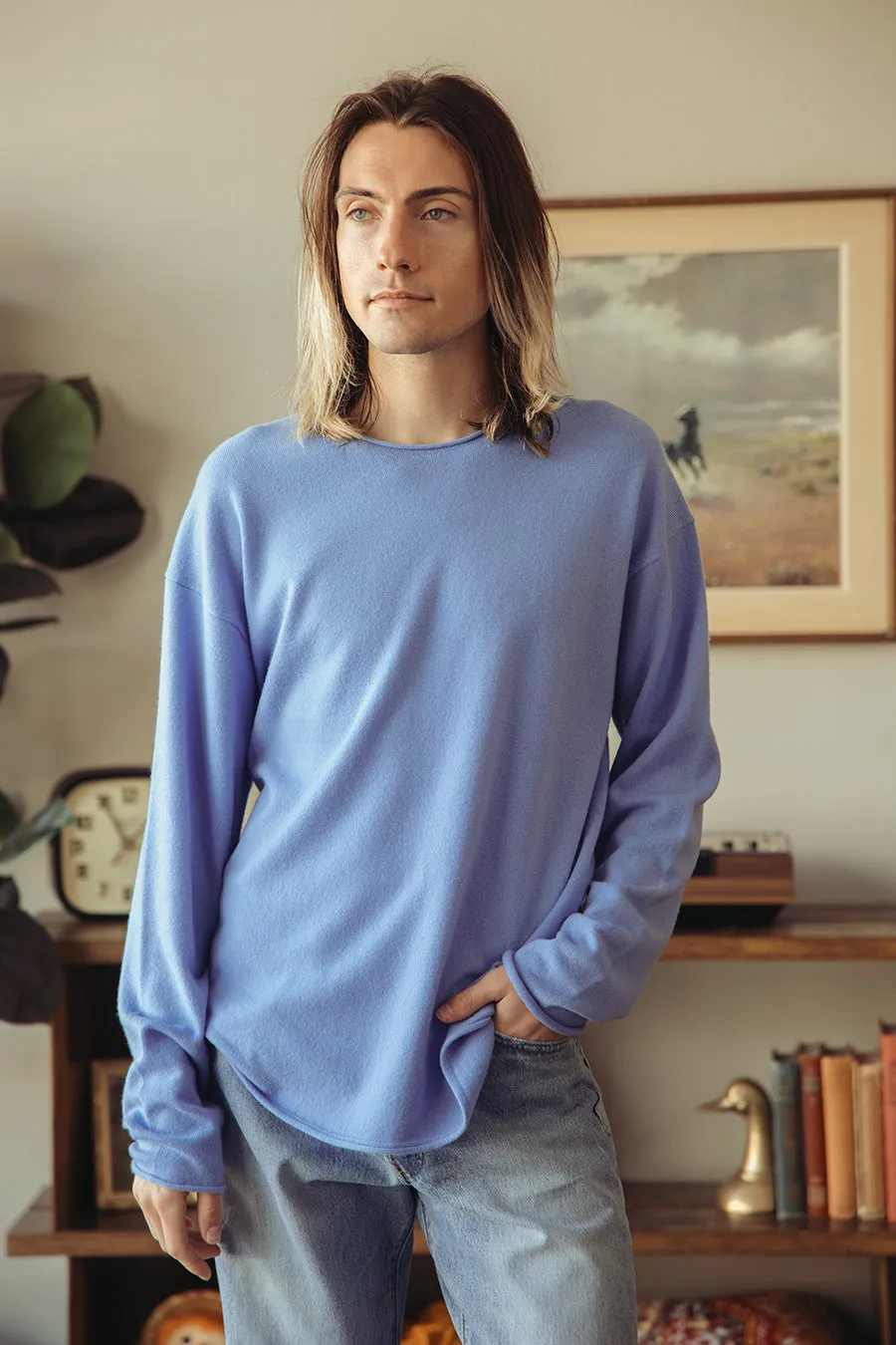 Oversized Crew - French Blue sold by Canoe Club product image thumbnail 3