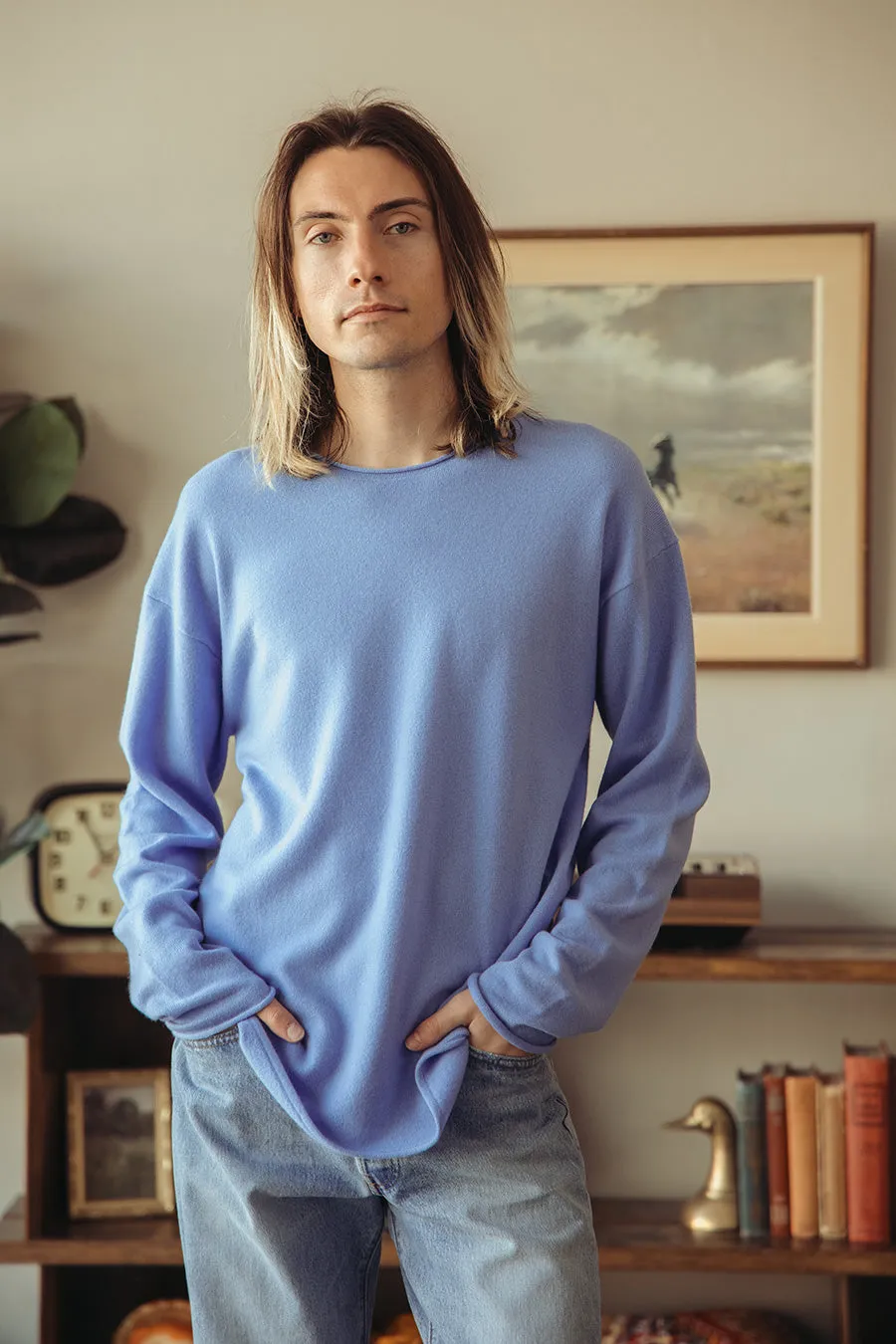 Oversized Crew - French Blue sold by Canoe Club product image thumbnail 2