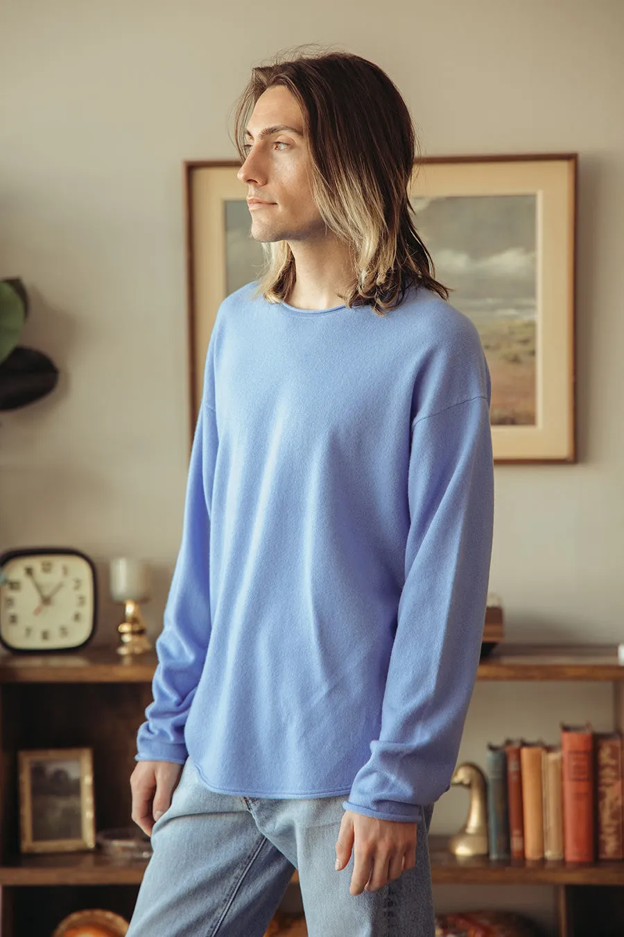 Oversized Crew - French Blue sold by Canoe Club product image thumbnail 4
