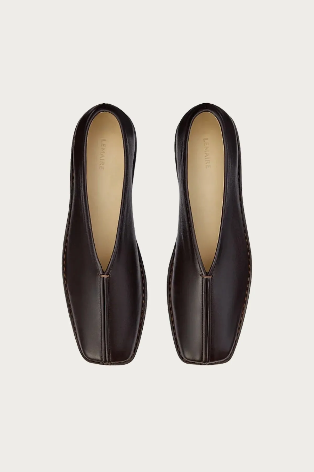 Flat Piped Slippers - Dark Chocolate sold by Canoe Club product image thumbnail 3