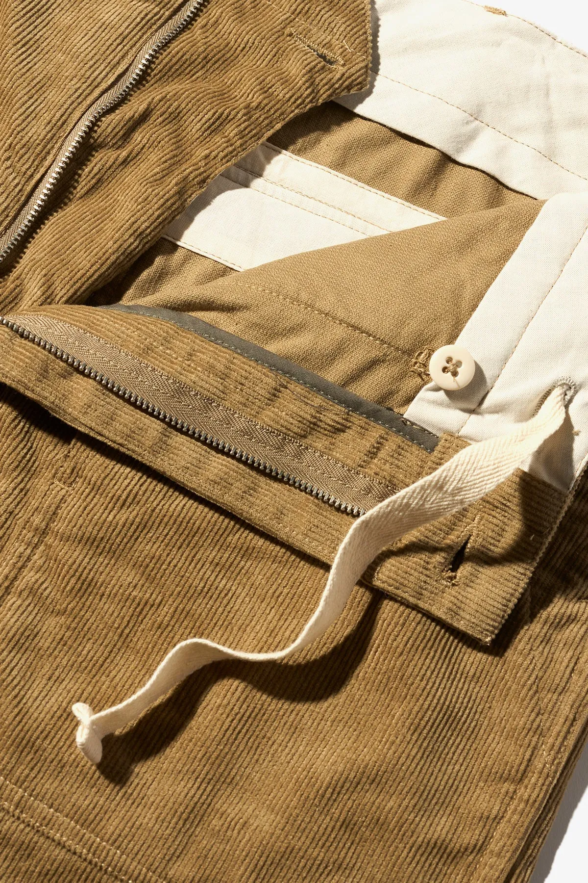 Fatigue Short - Khaki 14 Corduroy sold by Canoe Club product image thumbnail 3